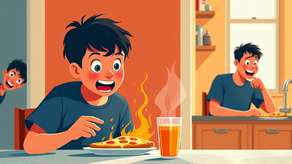 「片方は食べていいよ。でもハラペーニョは残しといて」——朝食に選んだピザが火を噴いた朝…？