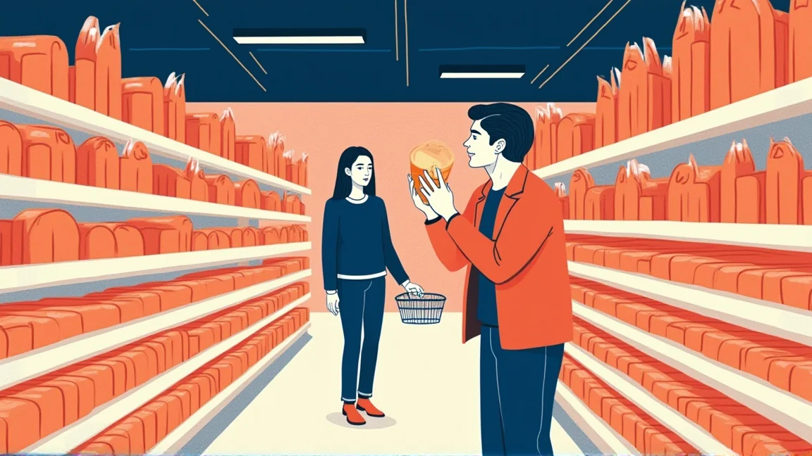 「やっと会えた、ずっと君を探してたんだ」——パンに愛を告白した瞬間、後ろには…？