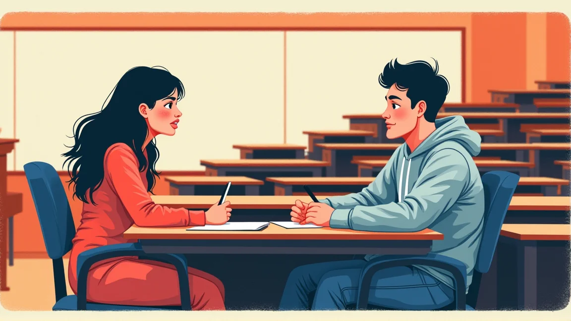 「起きたらこの子、死ぬほど恥ずかしいだろうな」と他人事で眺めていたら、当の本人と目が合ってしまった授業中の話
