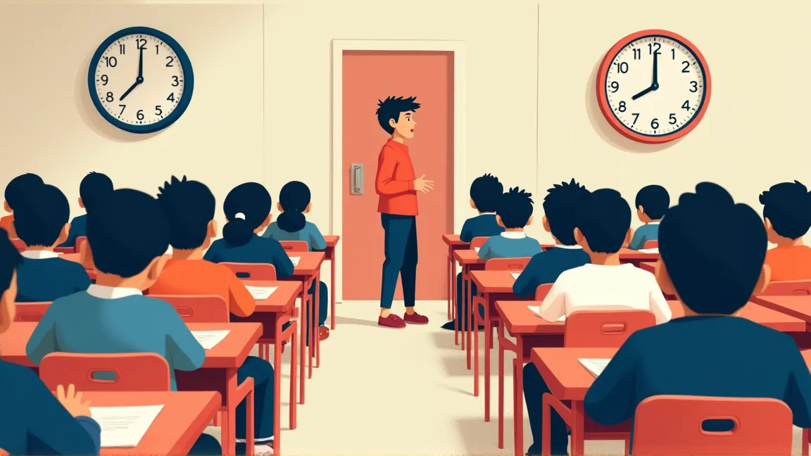 「トイレで何してたの？答えを調べてたんじゃない？」走って往復しただけなのに尋問された高校生の話
