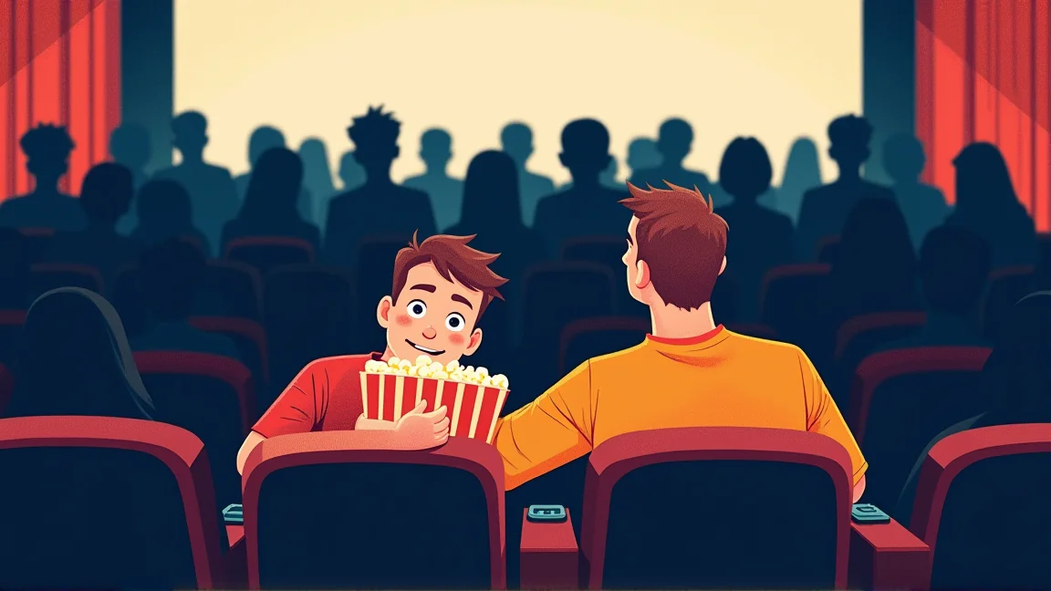 満席の映画館で父が選んだのは“ラブシート”、隣の女性に「僕たち付き合ってませんから」と念を押し始めて…
