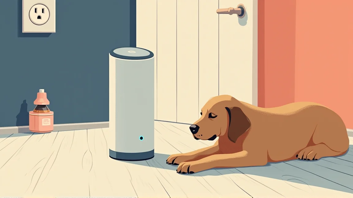 「涼しい場所を見つけたんだな」と思っていた——愛犬が何年も空気清浄機の前に座っていた本当の理由