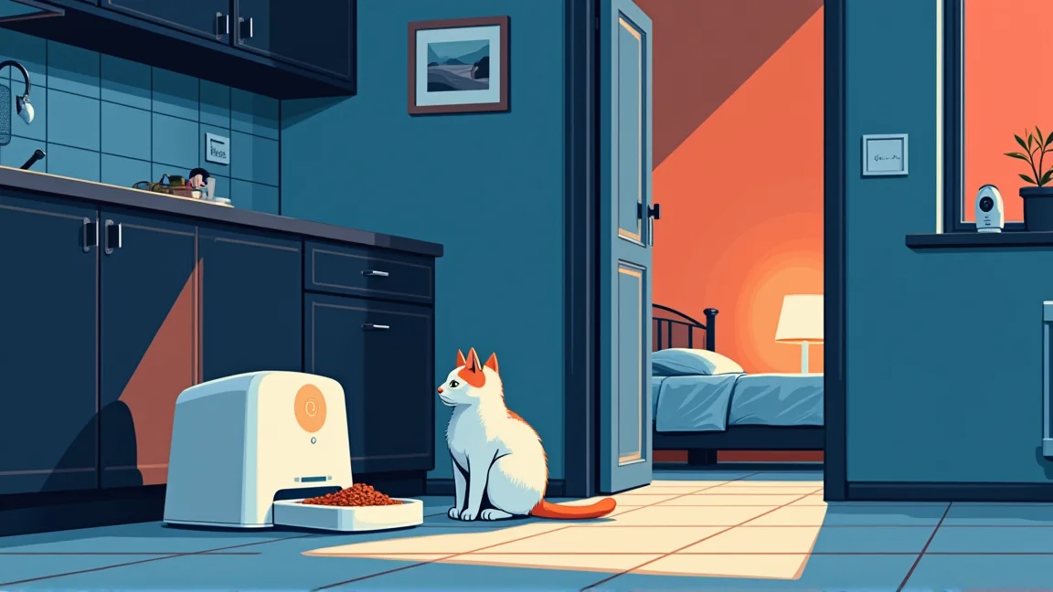 「どうして夜明け前から、あなたの声がうちの猫を罵倒しているんですか」隣人が給餌器を抱えて訪ねてきた朝
