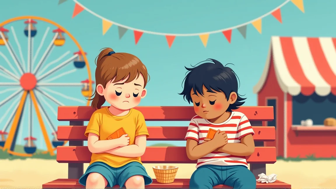 「無料ホットドッグのくじに当たった」お祭りで誰も食券を受け取らないと気づいた12歳の2人が、6〜7本ずつ食べた結末は…